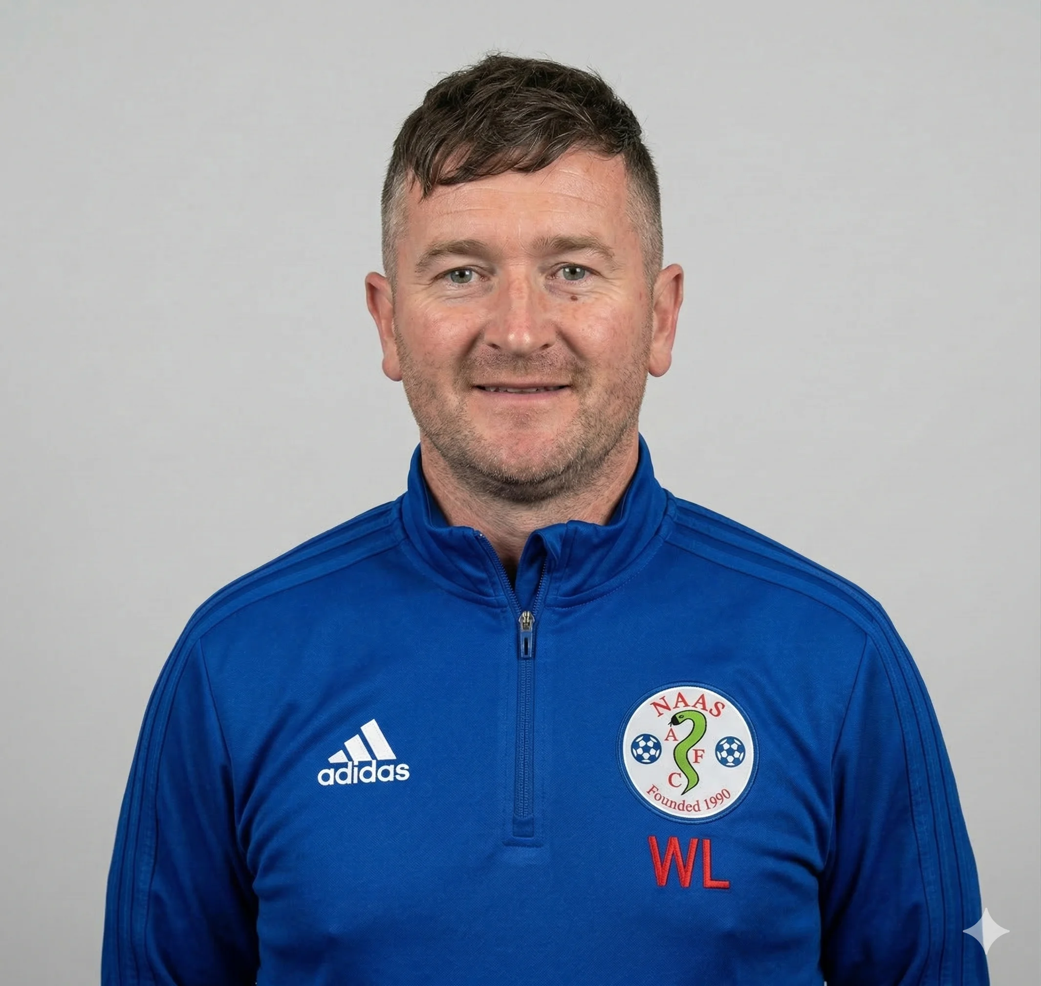 wl Wayne Long, Head Coach of Boys Football at Naas AFC