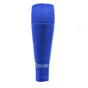 Plain Pro Footless Sleeve Socks Blue Senior