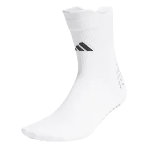 Football Crew Performance Grip Socks White
