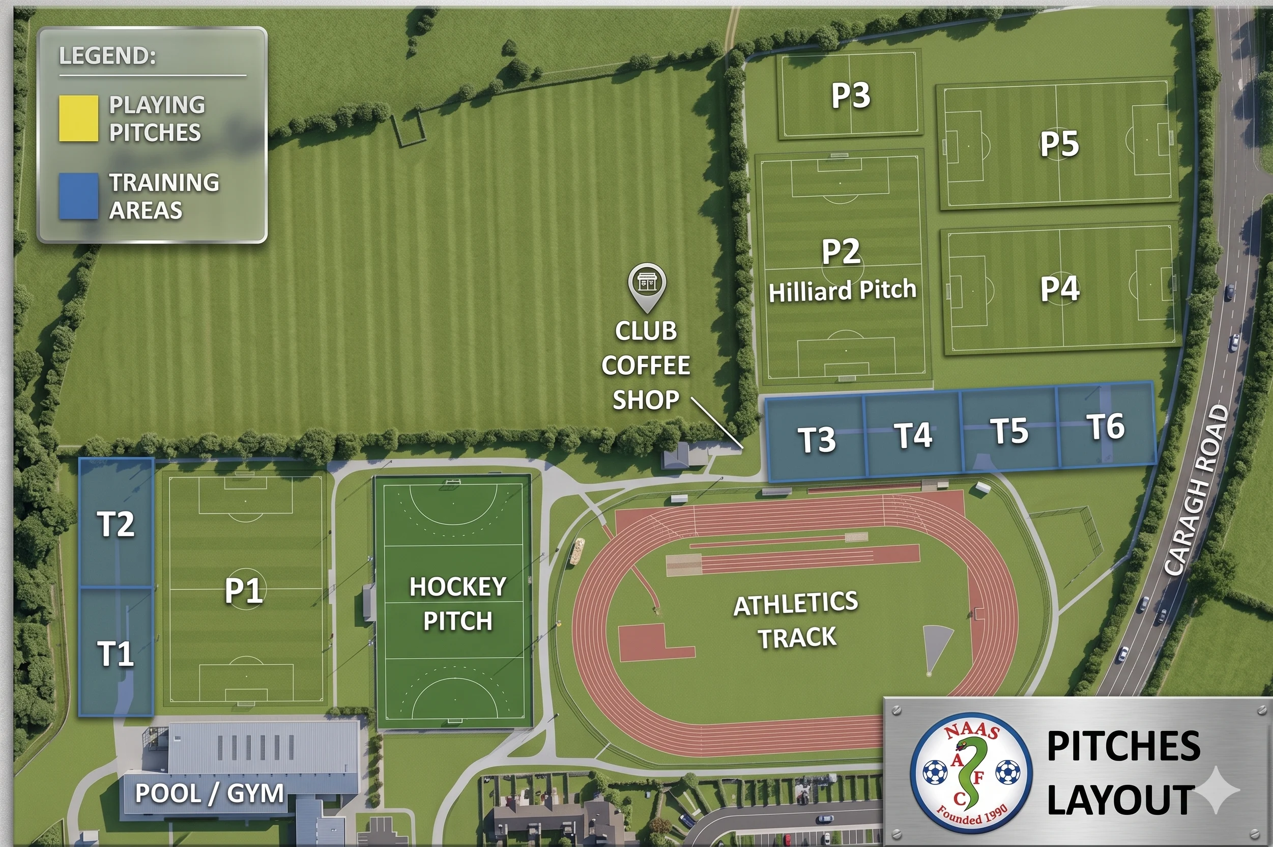 National Sports Campus pitches, Naas AFC venue