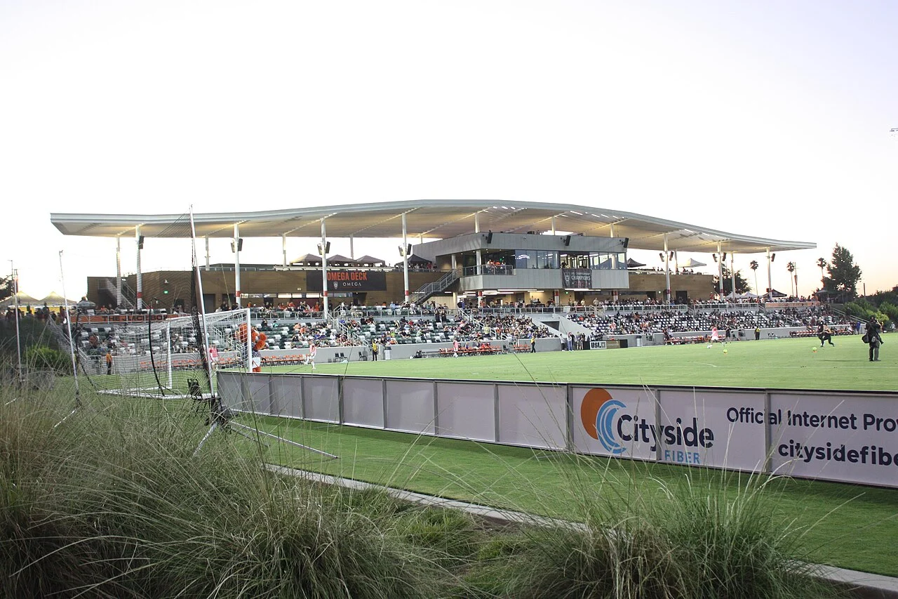 Football stadium pitch