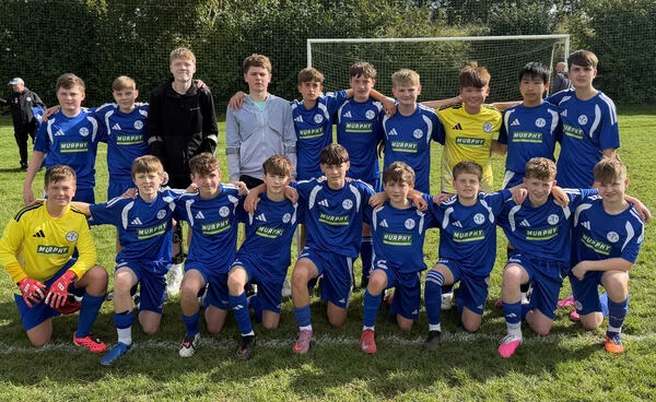 Naas AFC Boys U14 Premier team against Moone Celtic